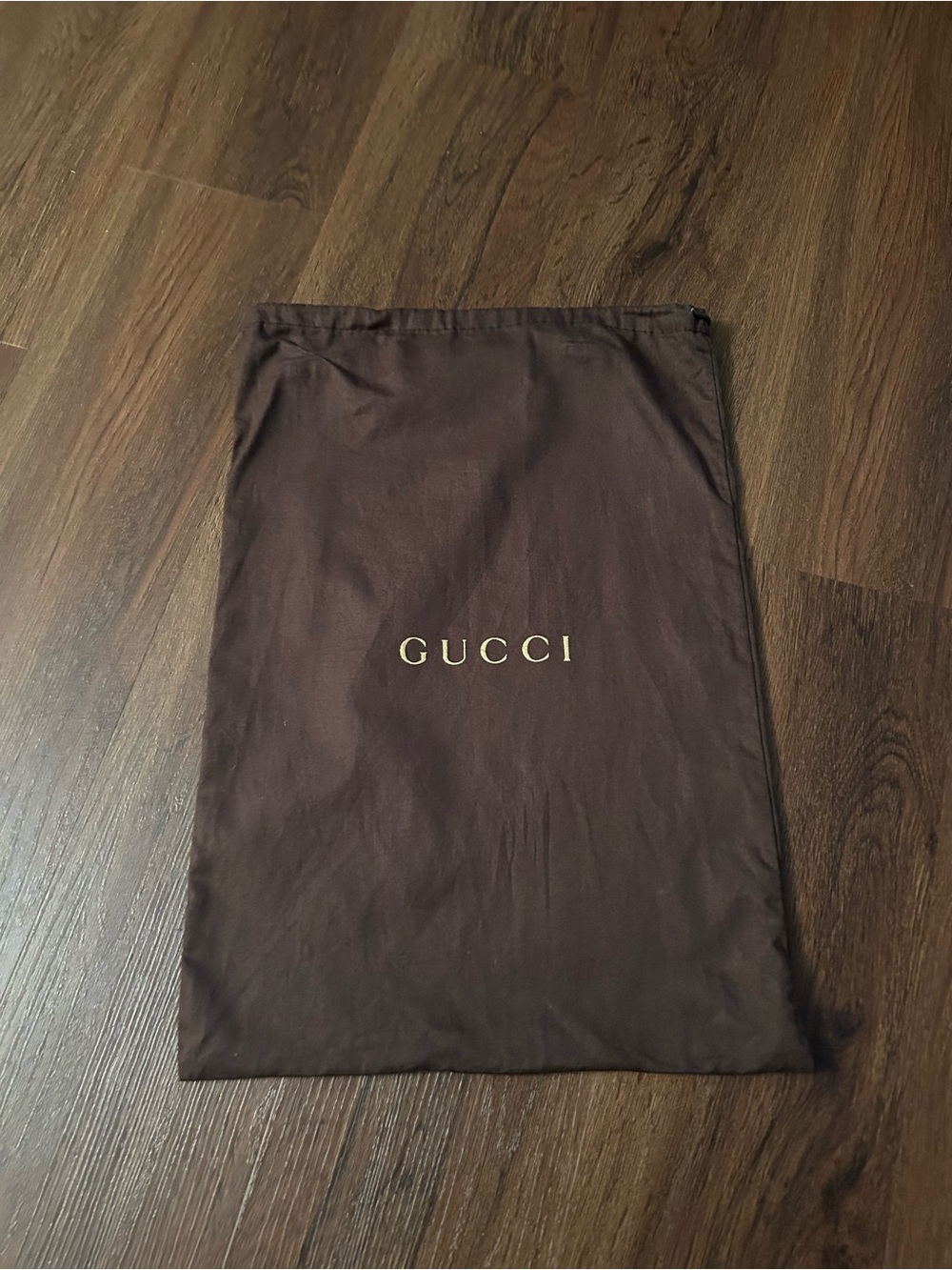 GUCCI Brown Drawstring Dust Bag